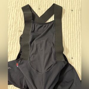 Women's Black Cycling Bib Luxe Tights size medium